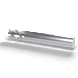 Ø6 four-flute square end mill 3D illustration