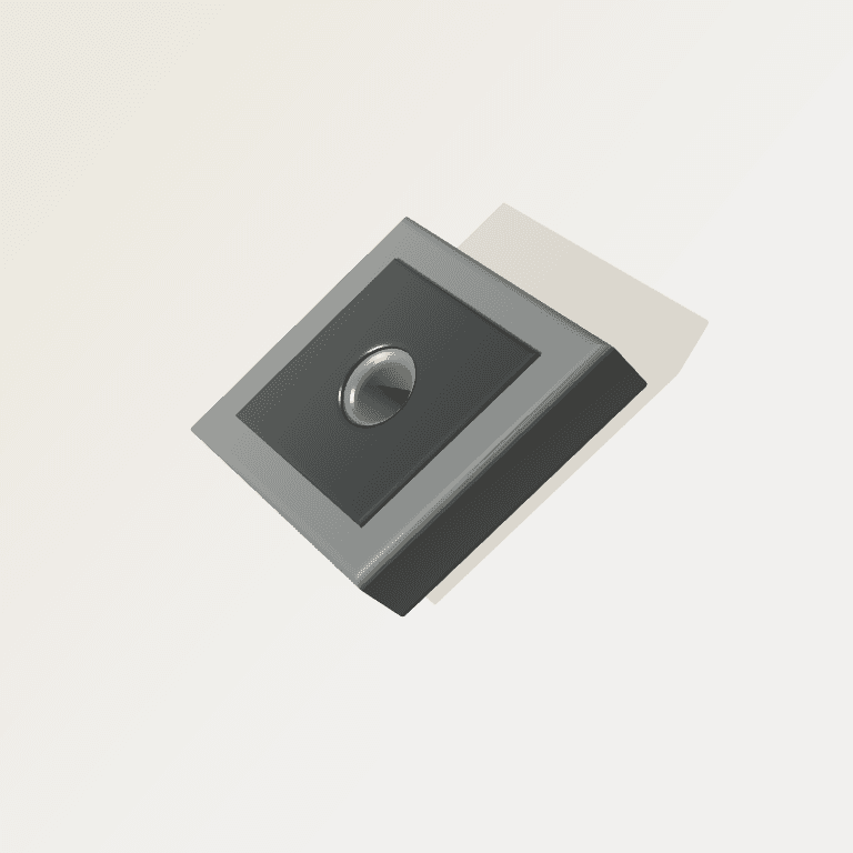 CCMT 09T304 positive insert 3D illustration