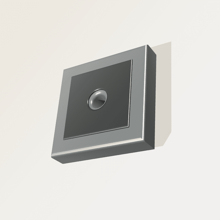P13 square milling insert 3D illustration