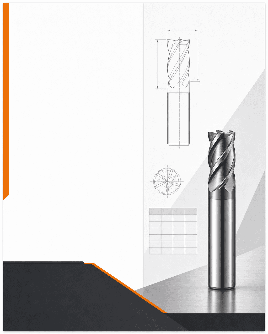 E60 solid end mill series cover